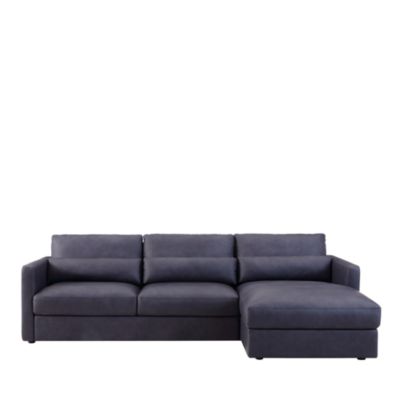 Amaro 2-Piece Leather Sectional