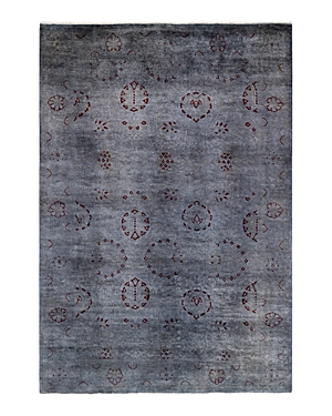 Bloomingdale's Fine Vibrance M1462 Area Rug, 5'2 X 7'6 In Gray