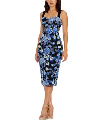 Nicole Floral Print Dress