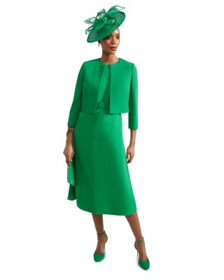 HOBBS LONDON Meera Belted Midi Dress | Bloomingdale's