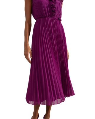 Addison Pleated Midi Dress
