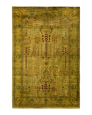 Bloomingdale's Fine Vibrance M1342 Area Rug, 6'3 X 9'5 In Gold