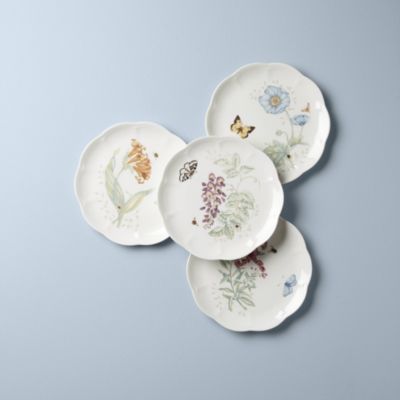 Butterfly Meadow Accent Plate, Set of 4