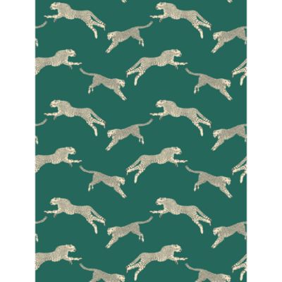 Leaping Cheetah Wallcovering