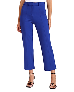 Bagatelle High Rise Crop Trousers In Cobalt