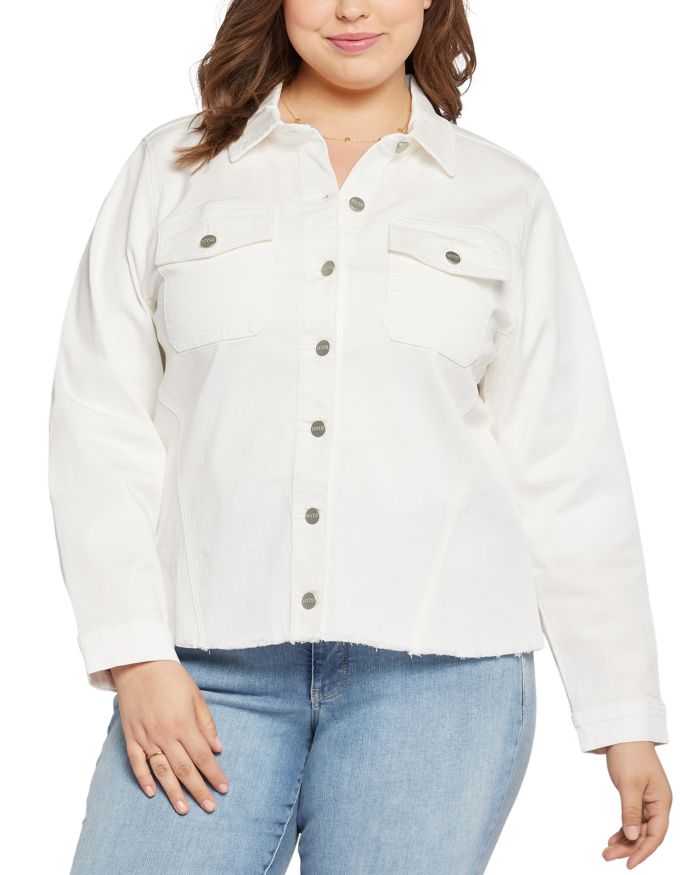Frayed Hem Denim Jacket