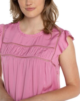 Flutter Sleeve Woven Top