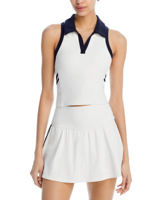 Splits59 - Austin Crop Polo Top