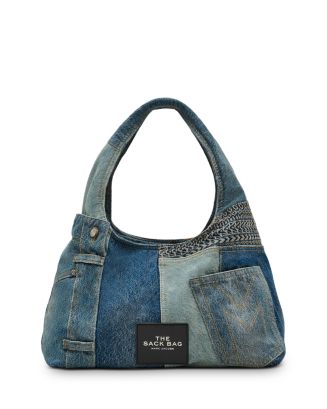 MARC JACOBS The Deconstructed Denim Sack Bag | Bloomingdale's Handbags