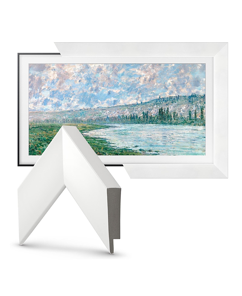 Deco Tv Frames 32 Frame For Samsung The Frame Tv 2021-2024 In Gloss White