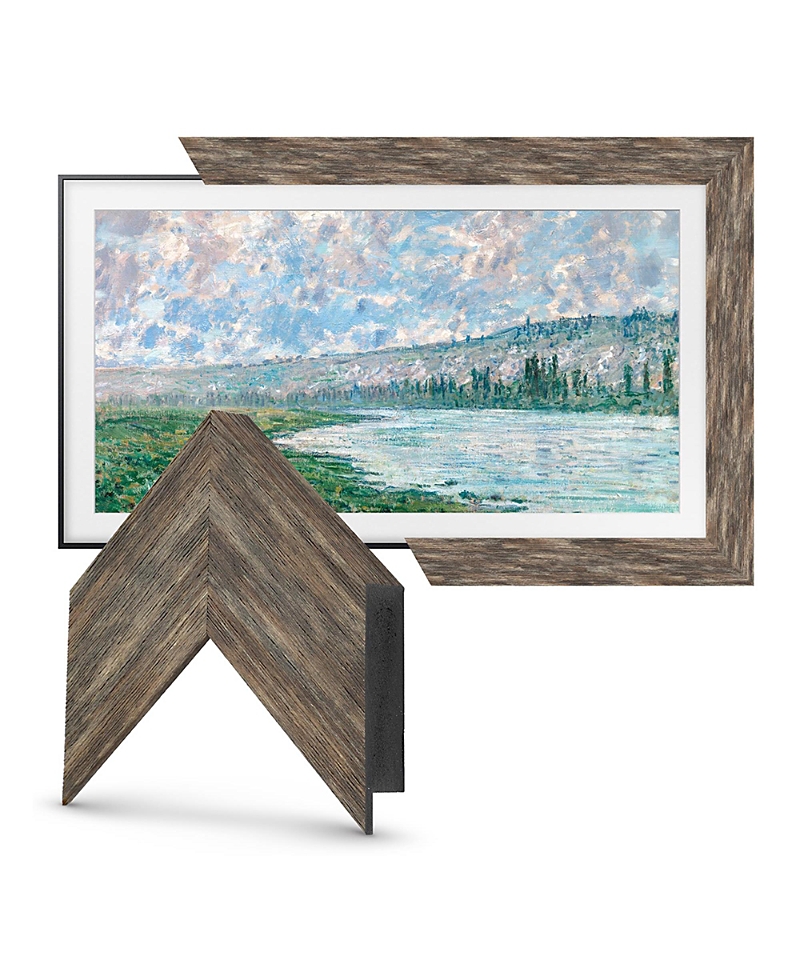 Deco Tv Frames 32 Frame For Samsung The Frame Tv 2021-2024 In Distressed Barnwood