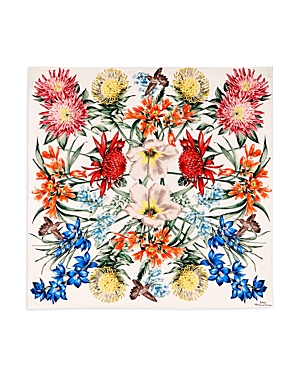 Echo Blooms Of Oceana Silk Scarf In Animal Print