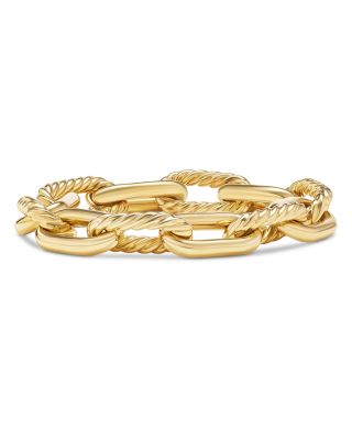 David Yurman - DY Madison&reg; Chain Bracelet in 18K Yellow Gold, 13.5mm
