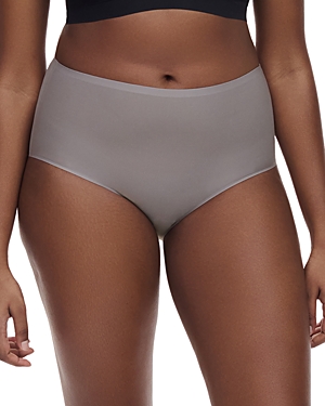 Chantelle Soft Stretch One-size Seamless Briefs In Gray