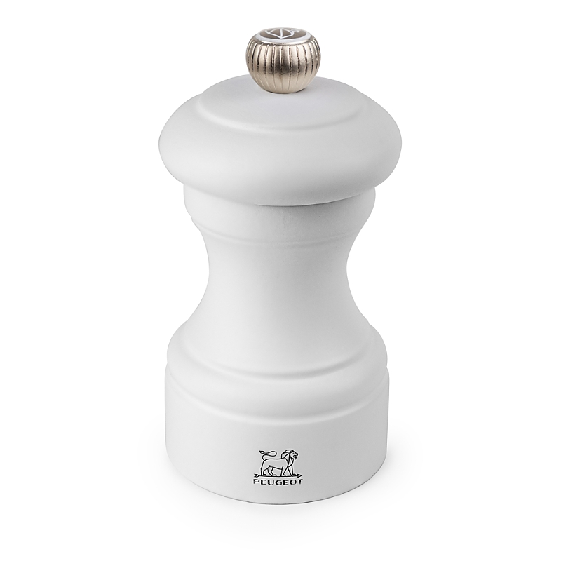 Peugeot Bistro Wood Salt Mill In White