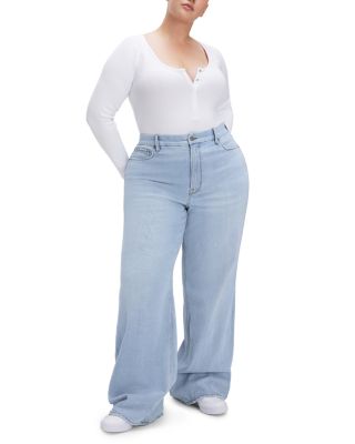 Good Skate High Rise Wide Leg Jeans in Indigo