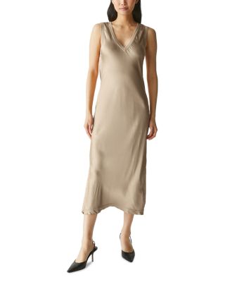 Michael Stars Randi V Neck Midi Dress Bloomingdale's