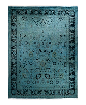 Shop Bloomingdale's Fine Vibrance M1427 Area Rug, 9' X 12' In Blue