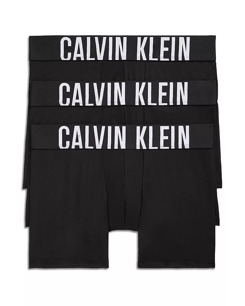 Calvin Klein Intense Power Logo Waistband Micro Boxer Briefs, Pack of 3
