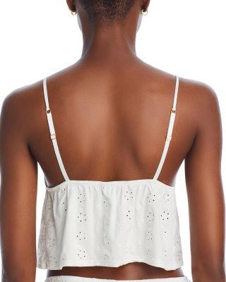 Charli Lace Eyelet Open Tank & Shorts