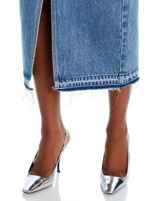 Denim Midi Skirt