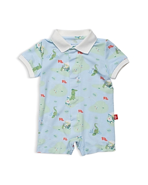 Shop Magnetic Me Boys' Putt Polo Romper - Baby In A Putt Above