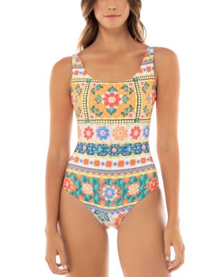 Agua Bendita - Koraline Tile Reversible One Piece Swimsuit