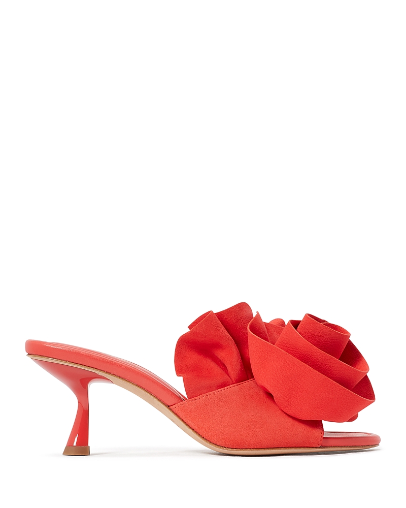kate spade new york Women's Flourish Slip On Embellished High Heel Sandals