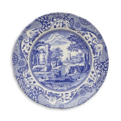 Blue Italian Luncheon Plate, Set of 4
