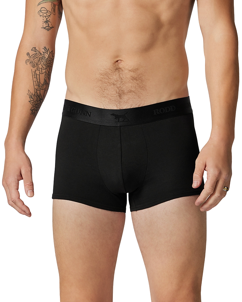 Rodd & Gunn Big Gunn's Boxer Trunks, Pack Of 3 In Black
