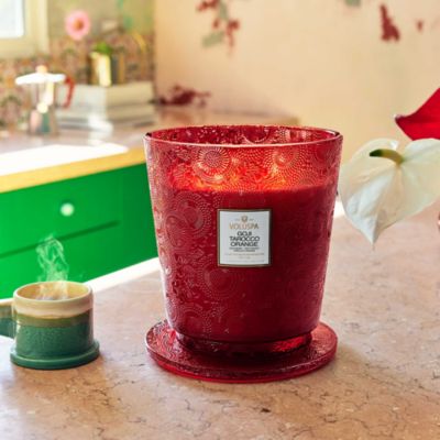 Goji Tarocco Orange 5 Wick Hearth Candle, 123 oz.