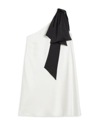 TED BAKERノースリーブ ミニワンピース ホワイト　1 Ted baker リボン 白ワンピース 1 - メルカリ