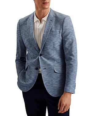 Shop Ted Baker Marcusj Jersey Slim Fit Blazer In Blue