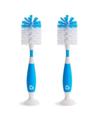 Bristle Bottle Brush, Grey, 2 Pack