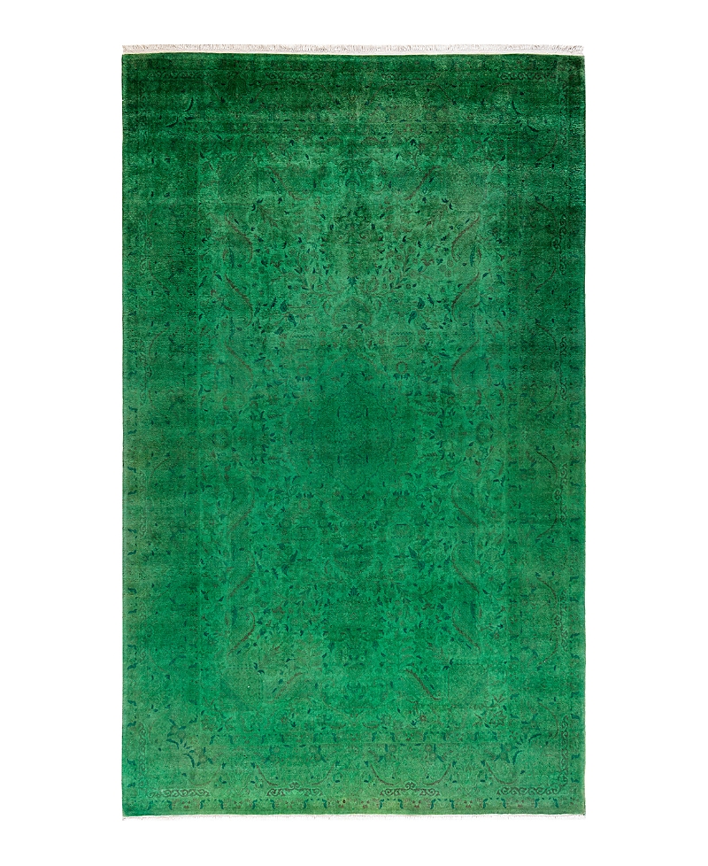 Bloomingdale's Fine Vibrance M1113 Area Rug, 6'3 X 9'8 In Green