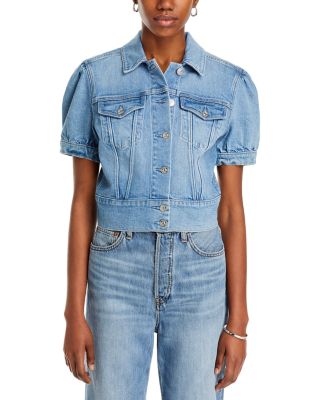 Kendra Puff Sleeve Denim Jacket
