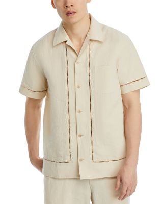 SIMKHAI - Marco Short Sleeve Camp Shirt