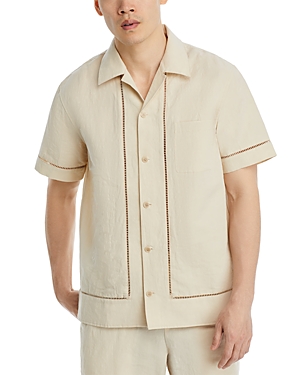 Simkhai Marco Short Sleeve Camp Shirt