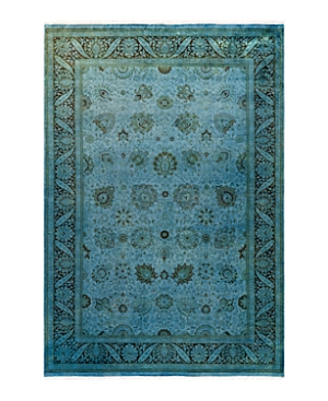 Shop Bloomingdale's Fine Vibrance M1560 Area Rug, 6'1 X 9' In Blue