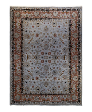 Shop Bloomingdale's Fine Vibrance M1344 Area Rug, 9'1 X 12'5 In Gray