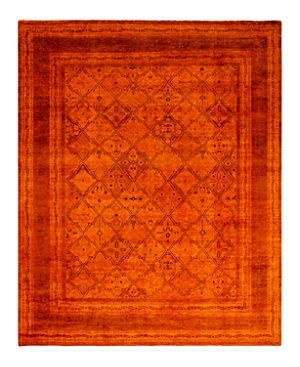 Bloomingdale's Fine Vibrance M1358 Area Rug, 8'1 X 10'1 In Orange