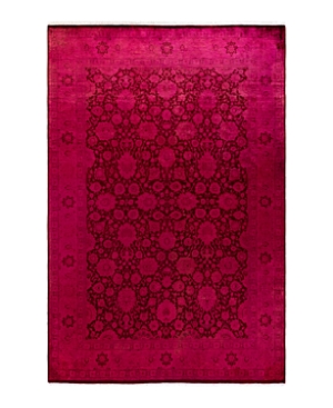 Shop Bloomingdale's Fine Vibrance M1170 Area Rug, 6'1 X 9'3 In Pink