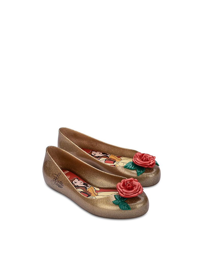Mini Melissa + Disney Princess Girls' Mini Sweet Love Ballet Flats - Toddler, Little Kid, Big Kid