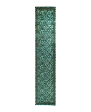 Bloomingdale's Fine Vibrance M1521 Runner Area Rug, 2'5 X 12'4 In Blue