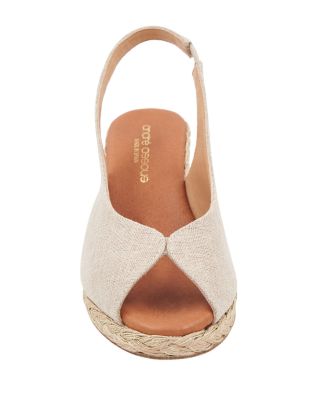 Women's Audrey Slip On Slingback Espadrille Wedge Pumps