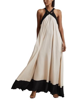 REISS Aubree Color Blocked Maxi Dress | Bloomingdale's
