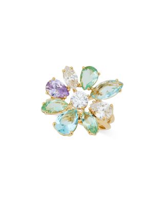 Nadri Watercolor Floral Ring
