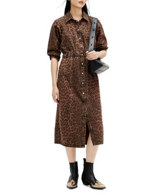 all saints pink leopard dress All Saints | Dresses | Allsaints Hali Roar Dress Leopard Print Mini