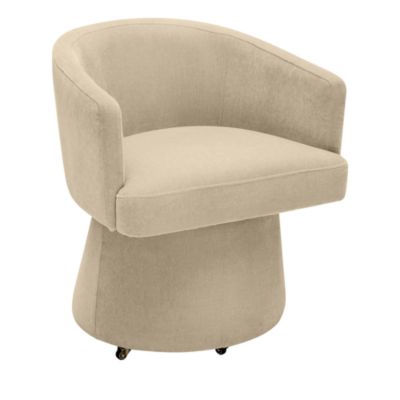 TOV Furniture - Kristen Upcycled Chenille Rolling Desk Chair