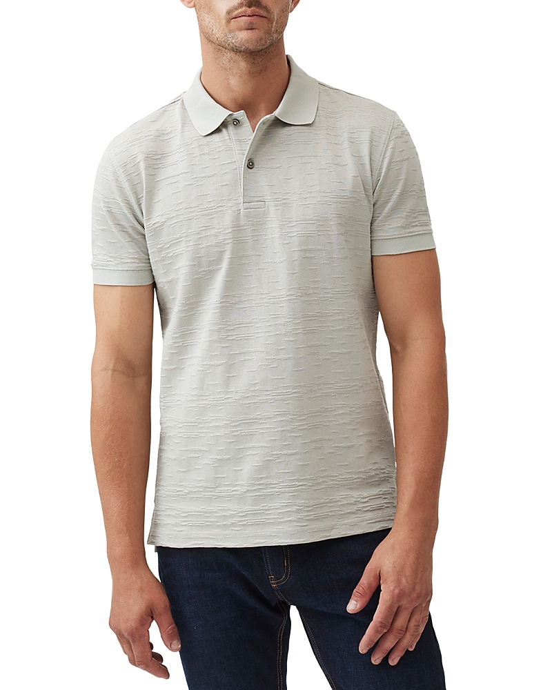 Rodd & Gunn Banks Road Slim Fit Short Sleeve Polo Shirt In Stone